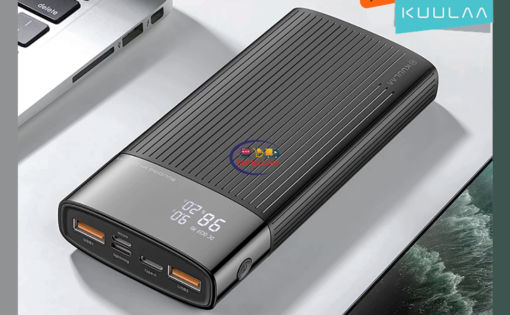 Power Banks Kuulaa Power Bank 20000mah 3 Outputs Type-C QC PD 3.0 Enfield-bd.com