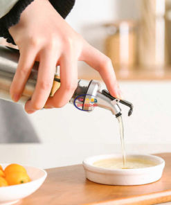 Kitchen & Dining Leak-proof Oil Bottle | 500ml Stainless Steel Oil Dispenser Bottle Oil Pot Olive Oil Vinegar Sauce Kitchen Tool Enfield-bd.com