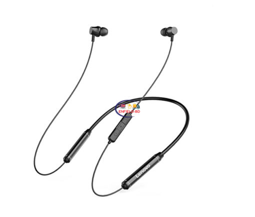 Earphones / Headset Lenovo Qe07 12hrs Backup Flexible Comfort Neckband Earbuds Enfield-bd.com