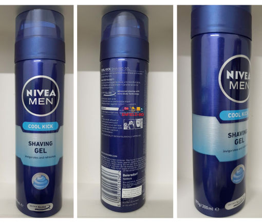 Shaving Creams & Gels Nivea Men Cool Kick Shaving Gel | 200ml Sun Protection Factor Enfield-bd.com