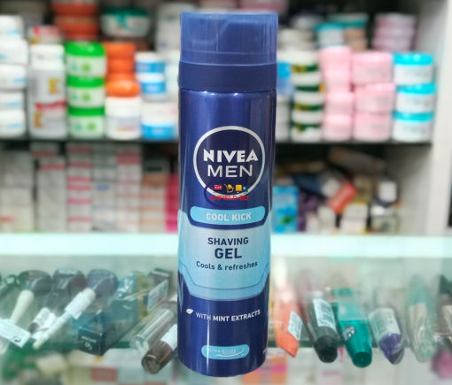 Shaving Creams & Gels Nivea Men Cool Kick Shaving Gel | 200ml Sun Protection Factor Enfield-bd.com