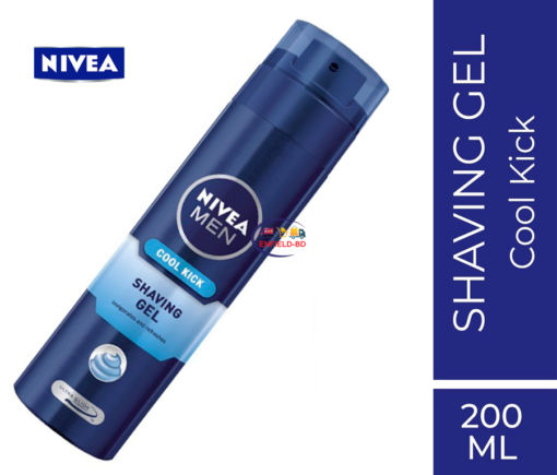 Shaving Creams & Gels Nivea Men Cool Kick Shaving Gel | 200ml Sun Protection Factor Enfield-bd.com
