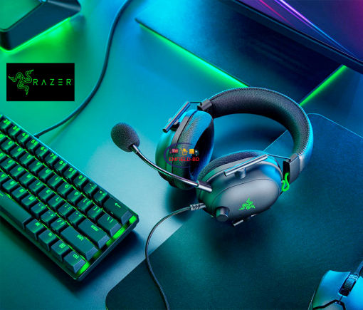 Earphones / Headset Razer Blackshark V2 Headset Gaming eSports Wired 7.1 Multi-platform | Black Enfield-bd.com