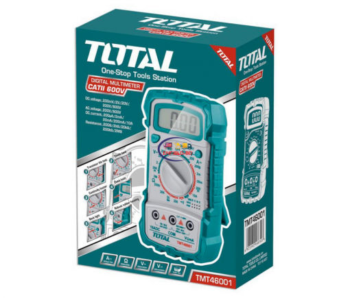 Tools & Machinary Total Digital Multimeter Tmt46001 Ac Voltage 200v/600v Enfield-bd.com