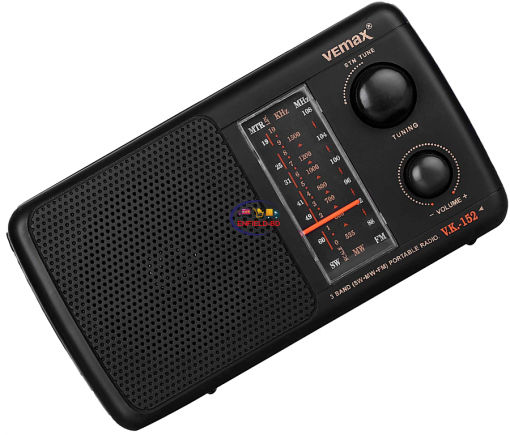 Home Audio Home & Living Vemax Base 3-Band Fm/am/mw Wireless Portable Radio Black Enfield-bd.com