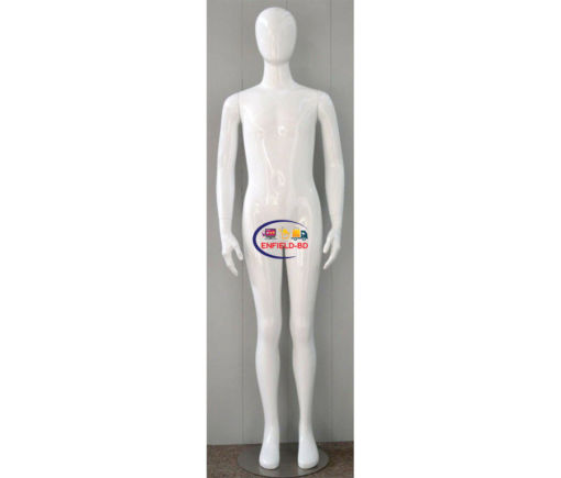 Full Body Mannequin Mannequins And Display Dummy 12 Year Old Child Abstract Mannequin Glossy White A-001900-Z Enfield-bd.com