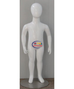 Full Body Mannequin Mannequins And Display Dummy 2 Year Old Child Abstract Mannequin Glossy White A-001890-Z Enfield-bd.com
