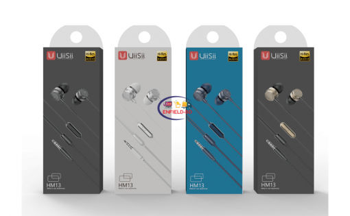 Earphones / Headset Uiisii HM13 Wired in-Ear With Mic Earphone Noise Cancelling Dynamic Heavy Bass Music Metal Enfield-bd.com