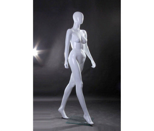 Full Body Mannequin Mannequins And Display Dummy Abstract Female Mannequin Gloss White A-00580-Z Enfield-bd.com