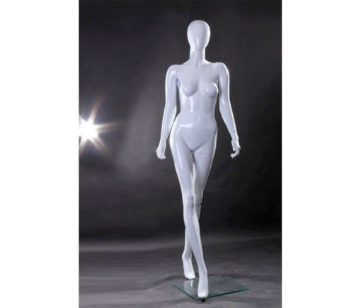 Full Body Mannequin Mannequins And Display Dummy Abstract Female Mannequin Gloss White A-00580-Z Enfield-bd.com