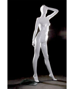 Full Body Mannequin Mannequins And Display Dummy Abstract Female Mannequin Glossy White A-00600-Z Enfield-bd.com 