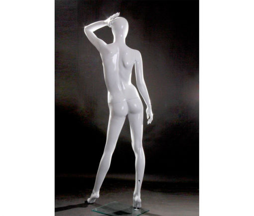 Full Body Mannequin Mannequins And Display Dummy Abstract Female Mannequin Glossy White A-00600-Z Enfield-bd.com