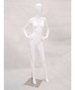 Full Body Mannequin Mannequins And Display Dummy Abstract Female Mannequin Matte White A-00480-Z Enfield-bd.com 