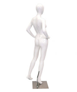 Full Body Mannequin Mannequins And Display Dummy Abstract Female Mannequin Matte White A-00480-Z Enfield-bd.com 