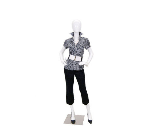 Full Body Mannequin Mannequins And Display Dummy Abstract Female Mannequin Matte White A-00480-Z Enfield-bd.com