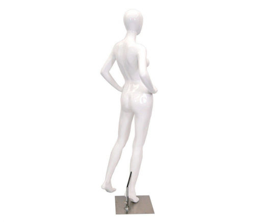Full Body Mannequin Mannequins And Display Dummy Abstract Female Mannequin Matte White A-00480-Z Enfield-bd.com