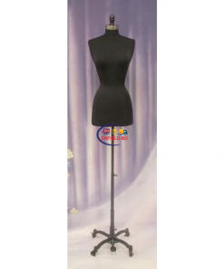 Half Body Mannequin Mannequins And Display Dummy Female Dress Form With Black Rolling Base A-002710-Z Enfield-bd.com 