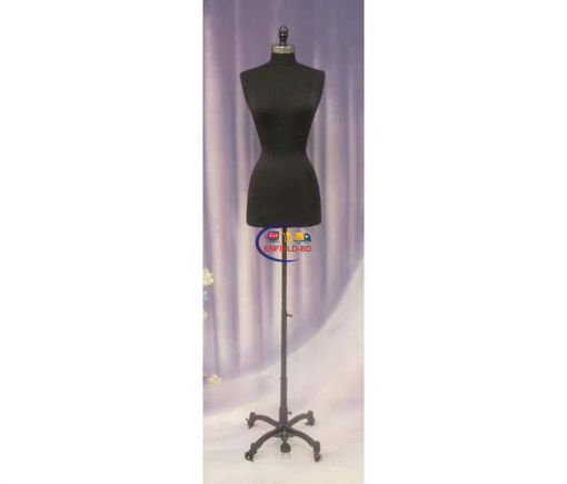 Half Body Mannequin Mannequins And Display Dummy Female Dress Form With Black Rolling Base A-002710-Z Enfield-bd.com