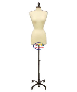 Half Body Mannequin Mannequins And Display Dummy Female Dress Form With Black Rolling Base A-002710-Z Enfield-bd.com 