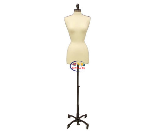 Half Body Mannequin Mannequins And Display Dummy Female Dress Form With Black Rolling Base A-002710-Z Enfield-bd.com