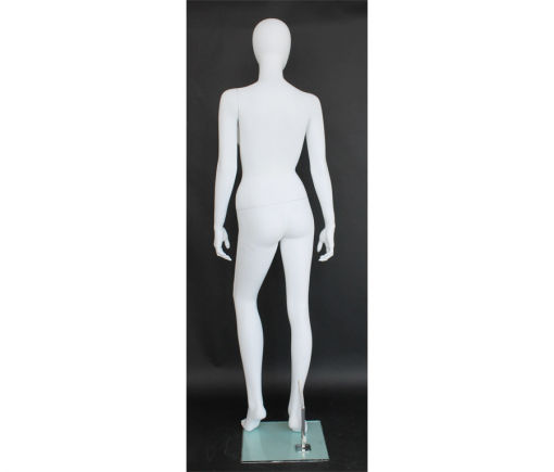 Full Body Mannequin Mannequins And Display Dummy Female Egghead Mannequin Matte White Color A-001030-Z Enfield-bd.com