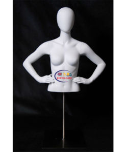 Full Body Mannequin Mannequins And Display Dummy Female Egghead Mannequin Torso With Arms White A-002390-Z Enfield-bd.com