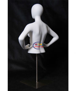 Full Body Mannequin Mannequins And Display Dummy Female Egghead Mannequin Torso With Arms White A-002390-Z Enfield-bd.com