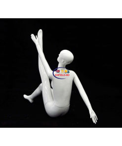 Full Body Mannequin Mannequins And Display Dummy Female White Abstract Mannequin Glossy White A-001110-Z Enfield-bd.com