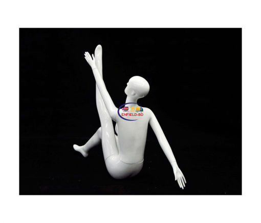 Full Body Mannequin Mannequins And Display Dummy Female White Abstract Mannequin Glossy White A-001110-Z Enfield-bd.com