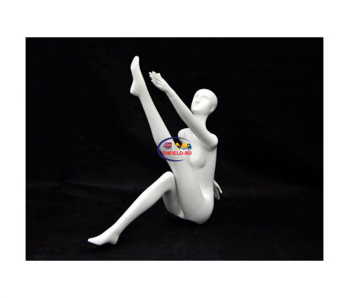 Full Body Mannequin Mannequins And Display Dummy Female White Abstract Mannequin Glossy White A-001110-Z Enfield-bd.com