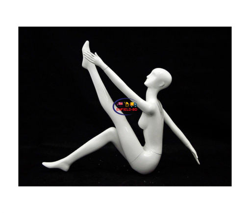 Full Body Mannequin Mannequins And Display Dummy Female White Abstract Mannequin Glossy White A-001110-Z Enfield-bd.com