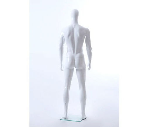 Full Body Mannequin Mannequins And Display Dummy Male Abstract Mannequin Glossy White A-00430-Z Enfield-bd.com