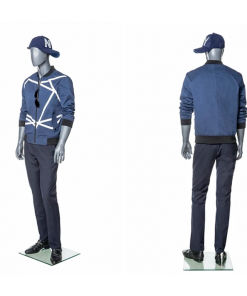 Full Body Mannequin Mannequins And Display Dummy Male Abstract Mannequin Grey A-00340-Z Enfield-bd.com