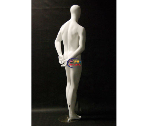 Full Body Mannequin Mannequins And Display Dummy Male Abstract Mannequin Matte White Color A-001220-Z Enfield-bd.com