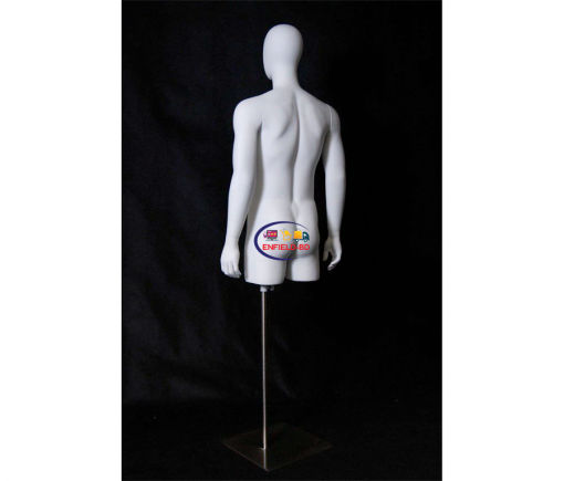 Full Body Mannequin Mannequins And Display Dummy Male Mannequin Torso A-001450-Z Glossy Or Matte White Enfield-bd.com