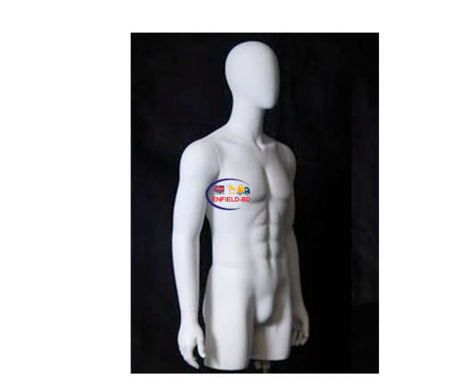 Full Body Mannequin Mannequins And Display Dummy Male Mannequin Torso A-001450-Z Glossy Or Matte White Enfield-bd.com