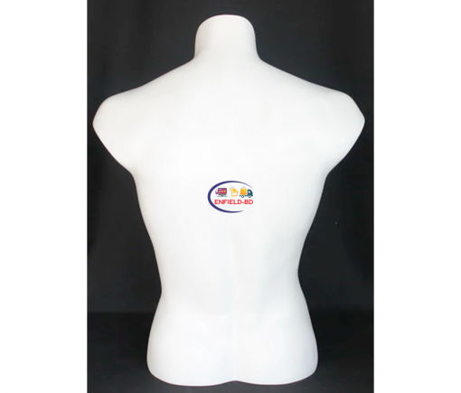 Half Body Mannequin Mannequins And Display Dummy Male Mannequin Torso Matte White A-002450-Z Enfield-bd.com