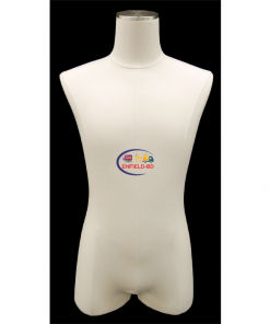 Half Body Mannequin Mannequins And Display Dummy Male Pure White Linen Dress Form A-002790-Z Enfield-bd.com 