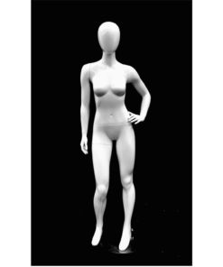 Full Body Mannequin Mannequins And Display Dummy Petite Female Egghead Mannequin Glossy White A-00400-Z Enfield-bd.com