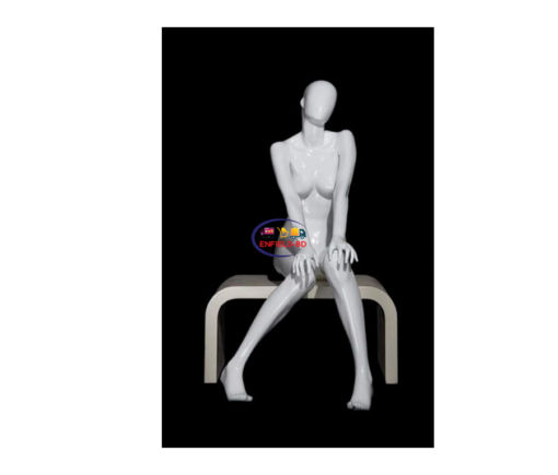 Full Body Mannequin Mannequins And Display Dummy White Female Abstract Mannequin A-001420-Z Enfield-bd.com