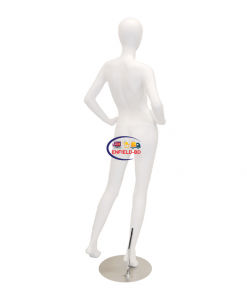 Full Body Mannequin Mannequins And Display Dummy Abstract Egg Head Female Mannequin Fiberglass Matte White P-920-S Enfield-bd.com