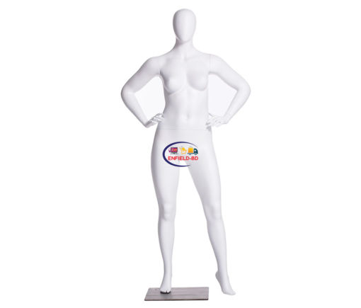 Full Body Mannequin Mannequins And Display Dummy Abstract Plus Size Egg Head Female Mannequin Fiberglass White P-200-S Enfield-bd.com