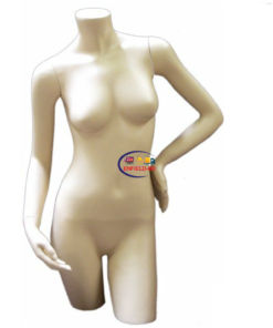 Half Body Mannequin Mannequins And Display Dummy Athletic Headless Female Torso Fiberglass Skin Color P-710-S Enfield-bd.com 