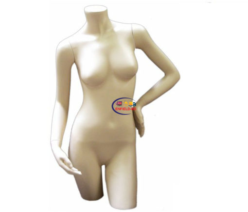 Half Body Mannequin Mannequins And Display Dummy Athletic Headless Female Torso Fiberglass Skin Color P-710-S Enfield-bd.com