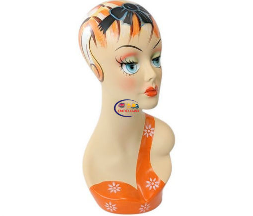 Mannequin Body Dummy Parts Display Head Colorful Vintage Style Female Mannequin Fiberglass – P-580-S Enfield-bd.com