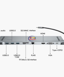 Gadget Baseus CATSX-F0G Enjoyment Series Type-C Notebook Hub Adapter Enfield-bd.com