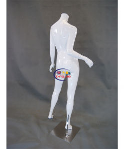 Full Body Mannequin Mannequins And Display Dummy Headless Female Mannequin Fiberglass Gloss White P-70-S Enfield-bd.com