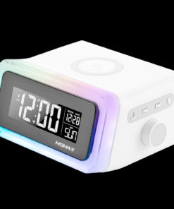 Gadget Home Audio MOMAX Q.Clock 2 Digital Clock With Wireless Charger | White Enfield-bd.com