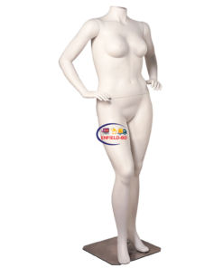 Full Body Mannequin Mannequins And Display Dummy Plus Size Female Mannequin Fiberglass Headless White A-170-D Enfield-bd.com