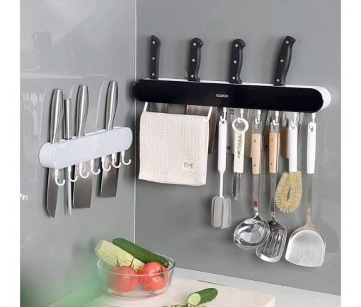 Kitchen & Dining Smart Knife Storage Rack Color: Black Gray Enfield-bd.com